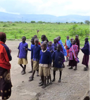 Community project with schools in Tanzania.