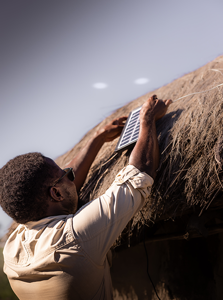 A solar panels project supported by Tanzania Safari Bug